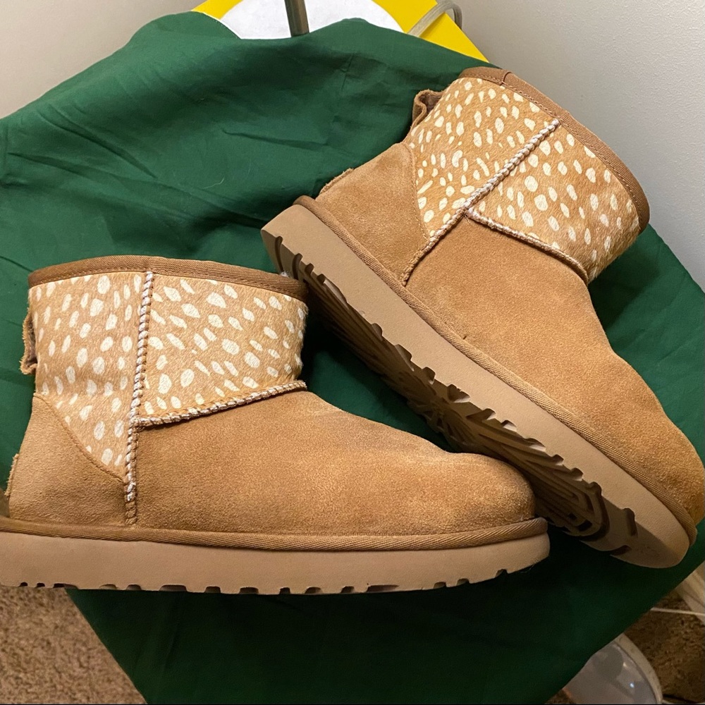 UGG Classic Mini Idyllwild Chestnut - US Size 7 - EUC
